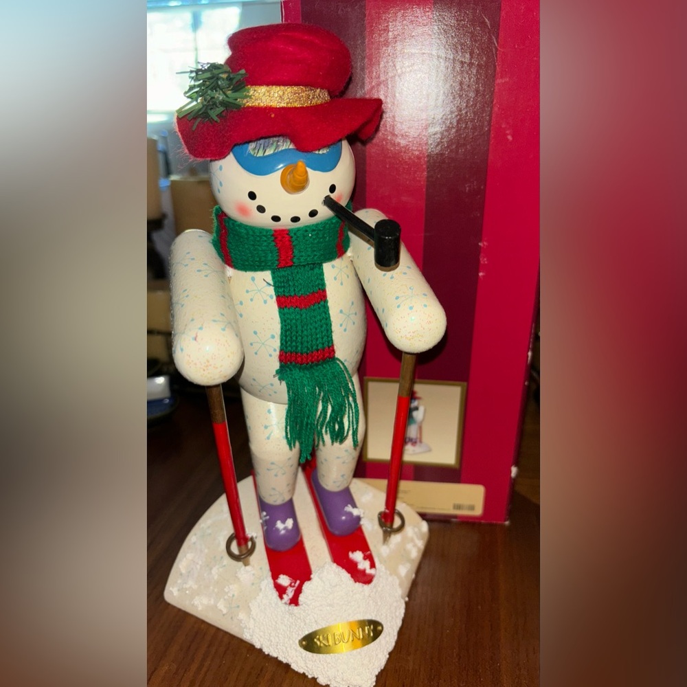 Bombay Company Ski Bunny Nutcracker